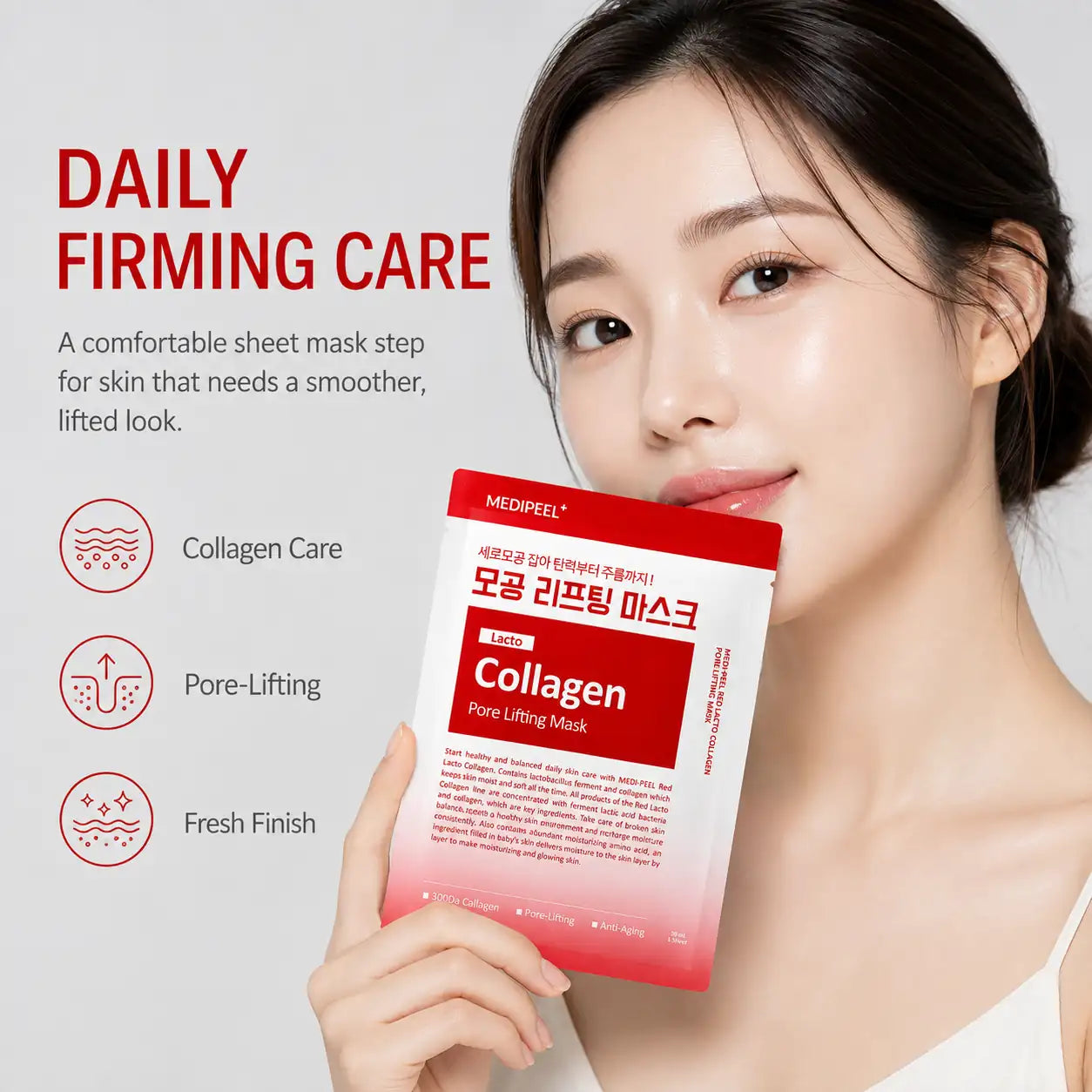 MEDI-PEEL Lacto Collagen Pore Lifting Mask 10ea 30ml