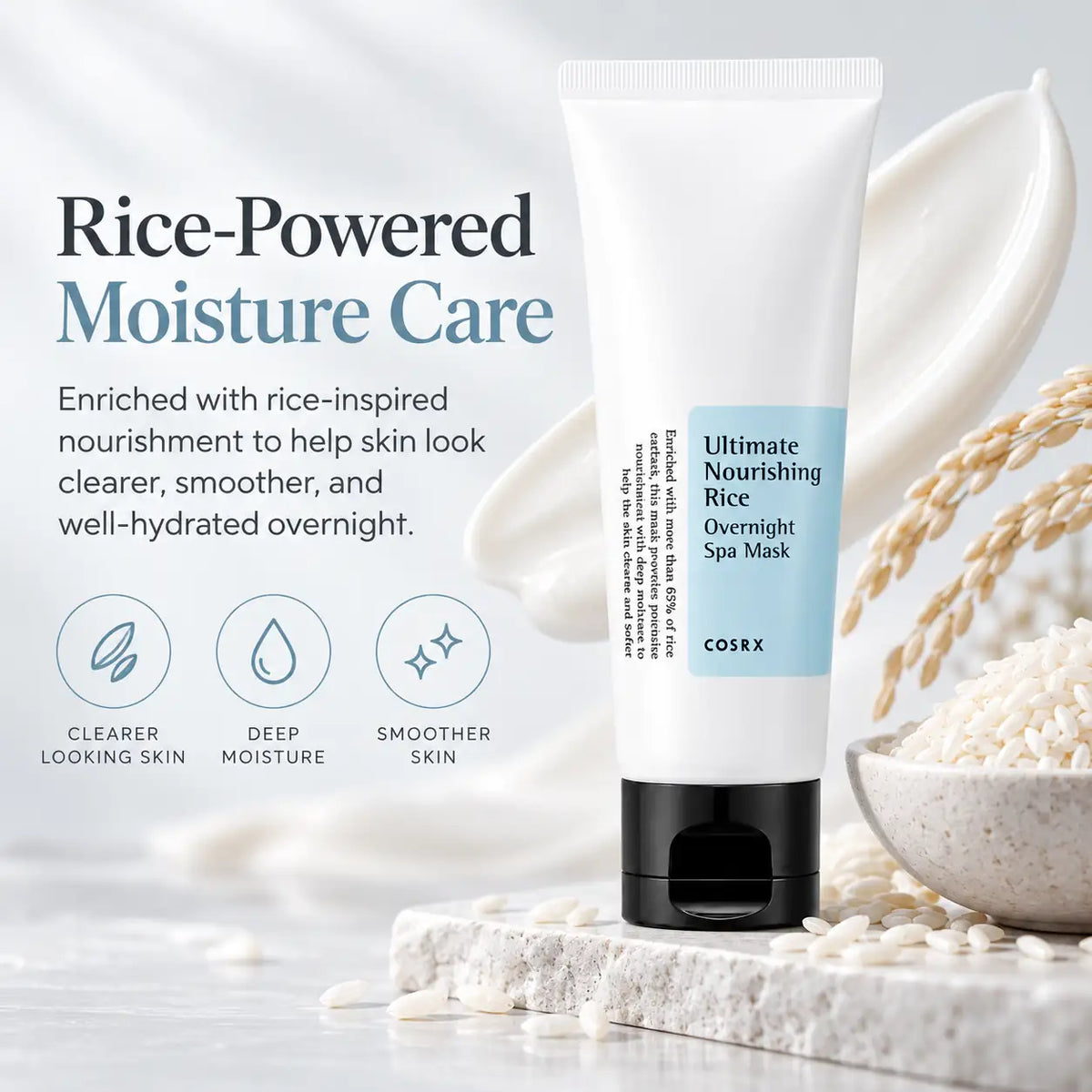COSRX Ultimate Nourishing Rice Overnight Spa Mask 60ml
