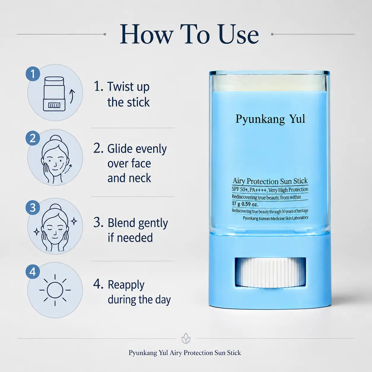 Pyunkang Yul Airy Protection Sun Stick 17g