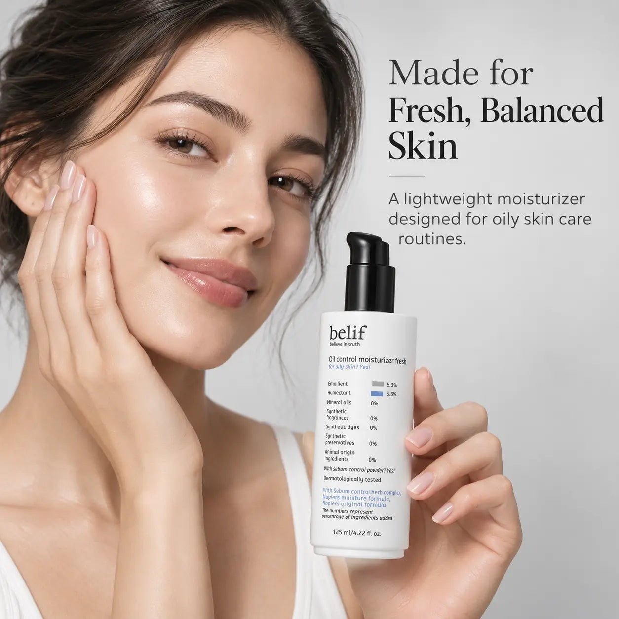 belif Oil Control Moisturizer Fresh 125ml