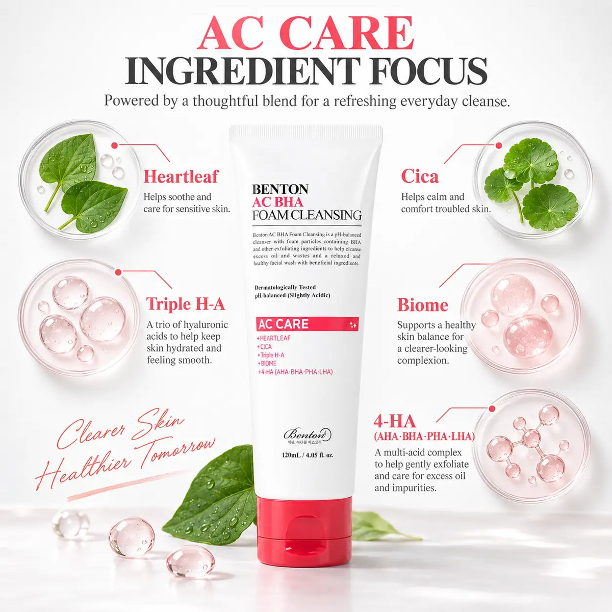Benton AC BHA Foam Cleansing 120ml