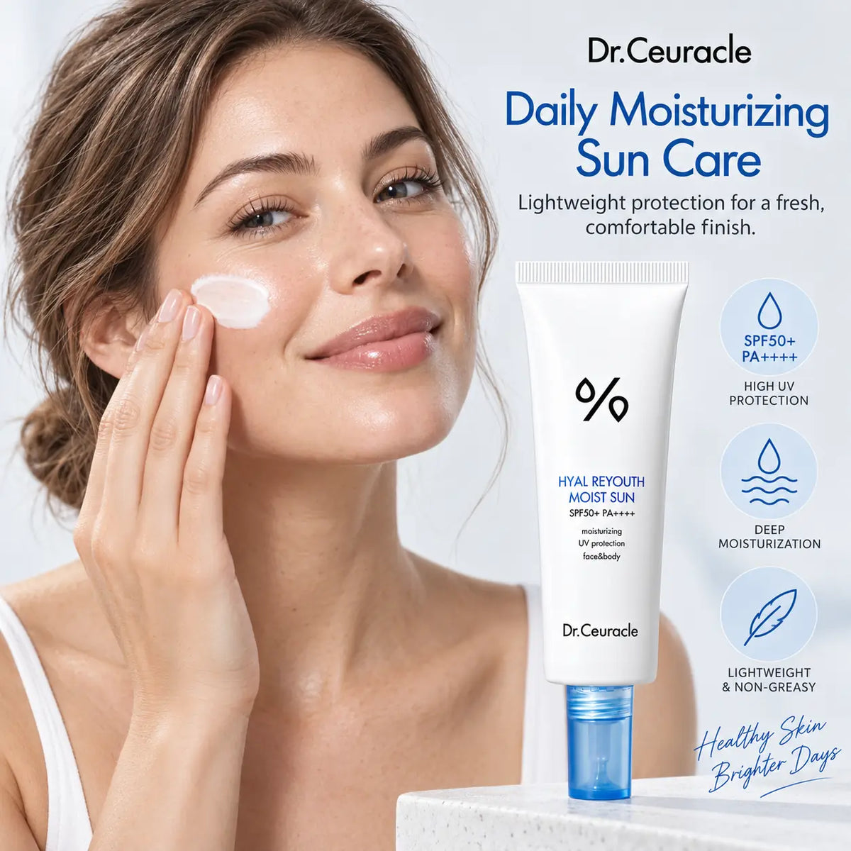 Dr. Ceuracle Hyal Reyouth Moist Sun SPF50+ PA++++ 50ml