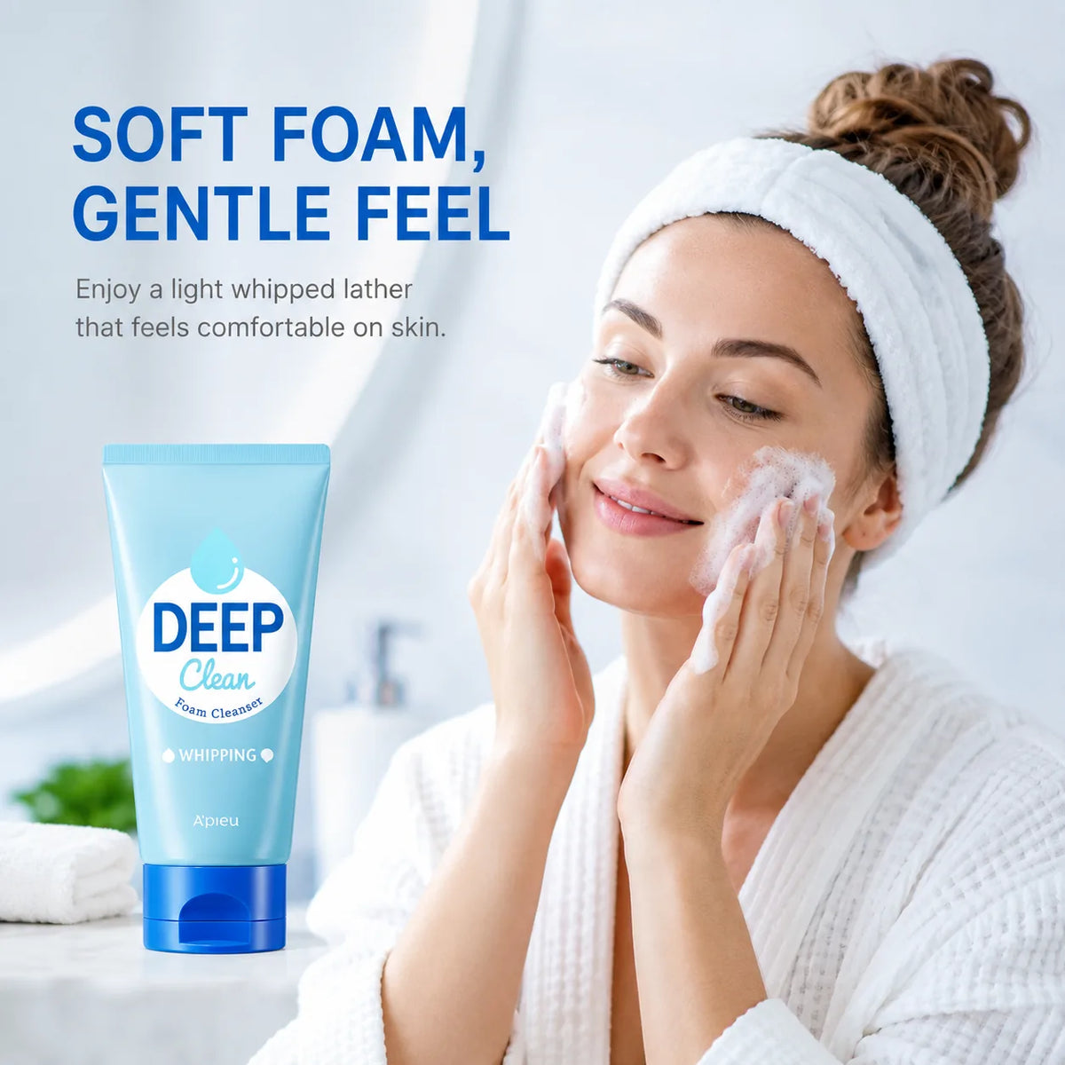 A'pieu Deep Clean Foam Cleanser [Whipping] 130ml