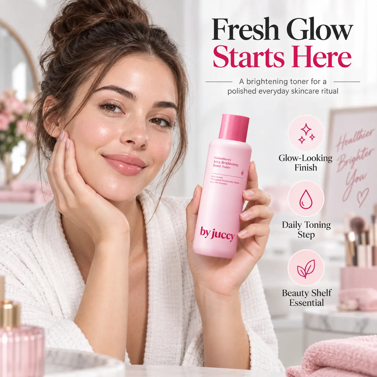 By Juccy Gooseberry Juicy Brightening Boost Toner 150ml