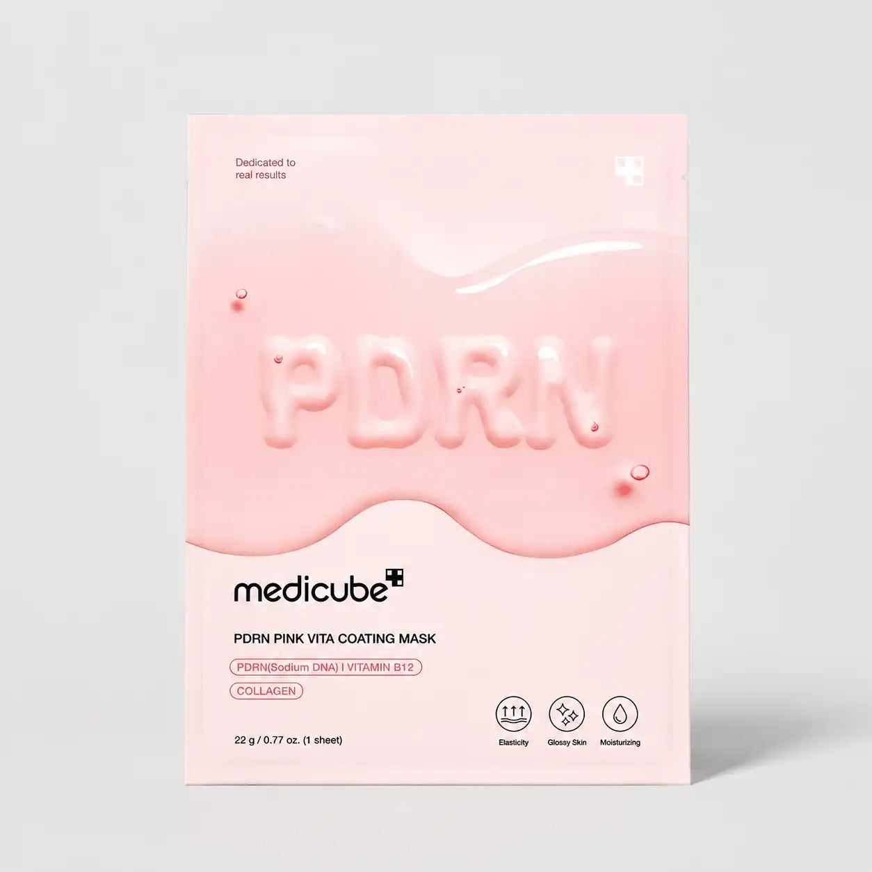 Medicube PDRN Pink Vita Coating Mask jar front view