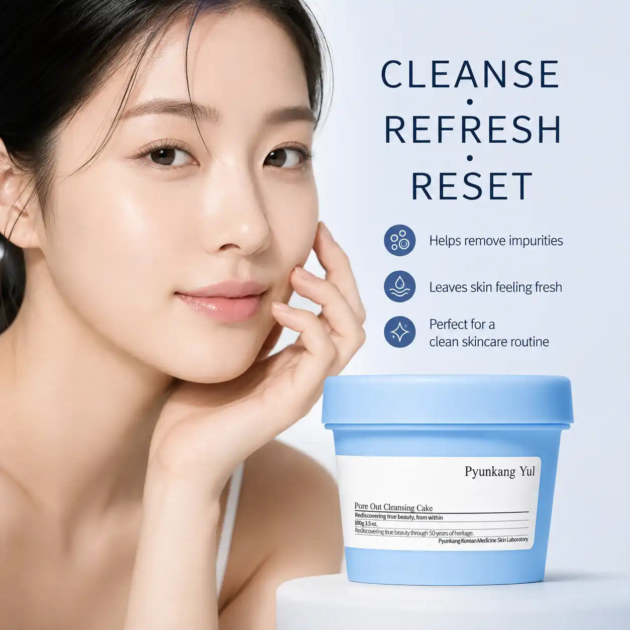 Pyunkang Yul Pore Out Cleansing Cake 100g