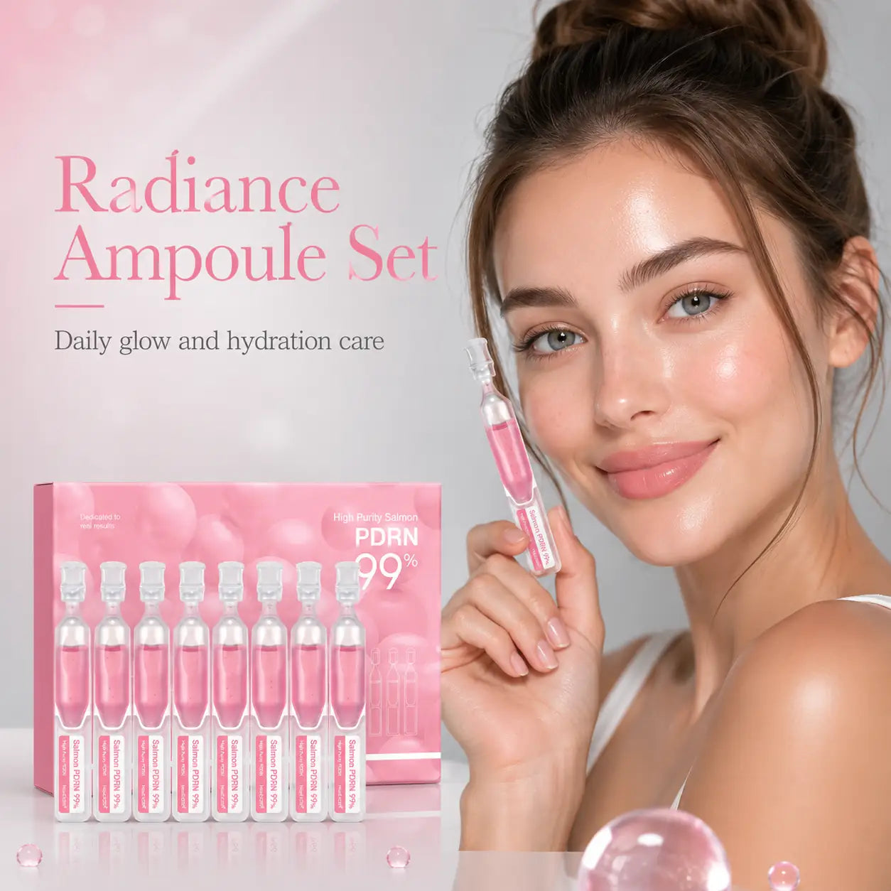 Medicube PDRN Pink One Day Serum Set 1.5ml x 10ea