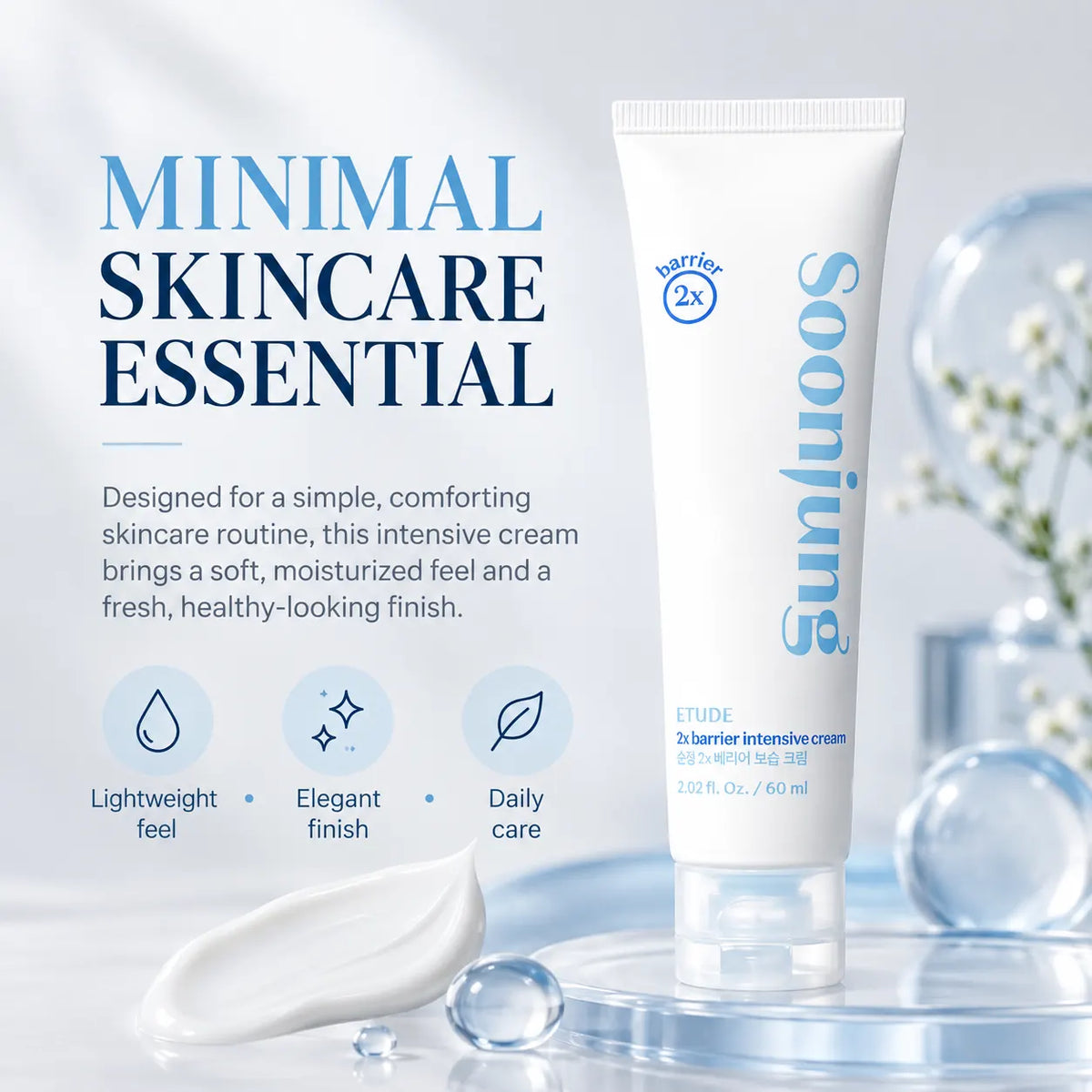 ETUDE Soonjung 2X Barrier Intensive Cream 60ml