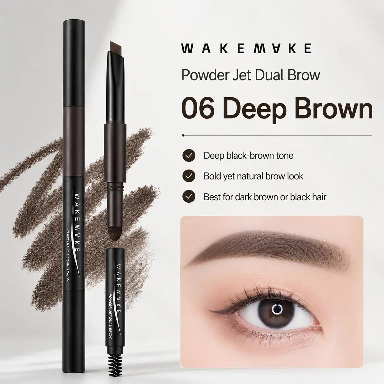 WAKEMAKE Powder Jet Dual Brow 0.75g