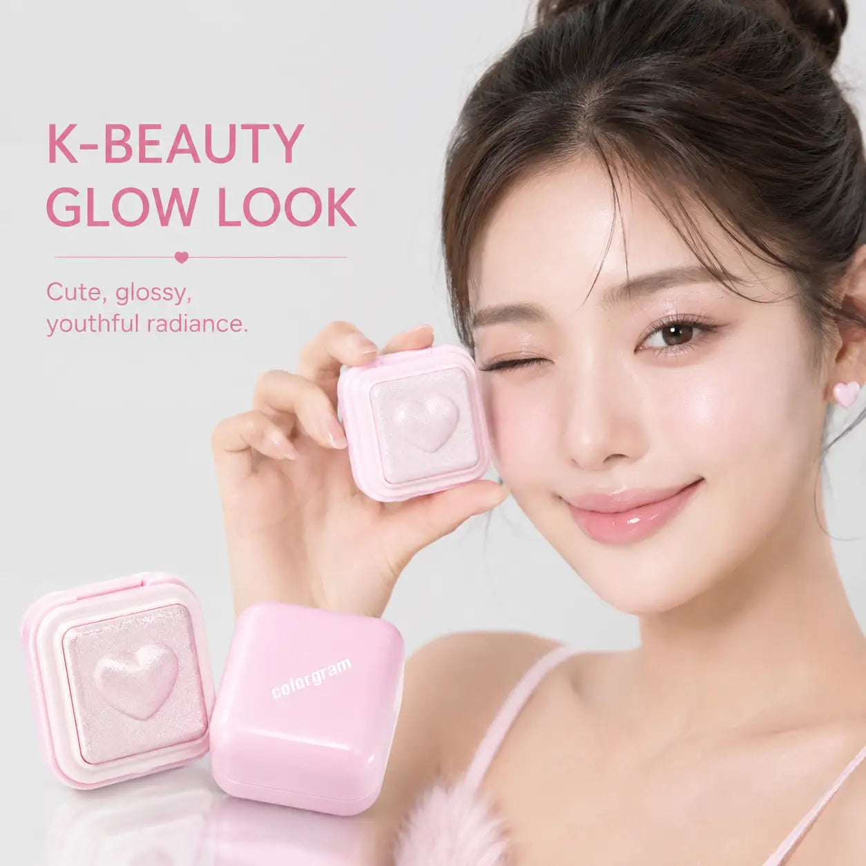 Colorgram Milk Bling Heartlighter 02 Pink Heart