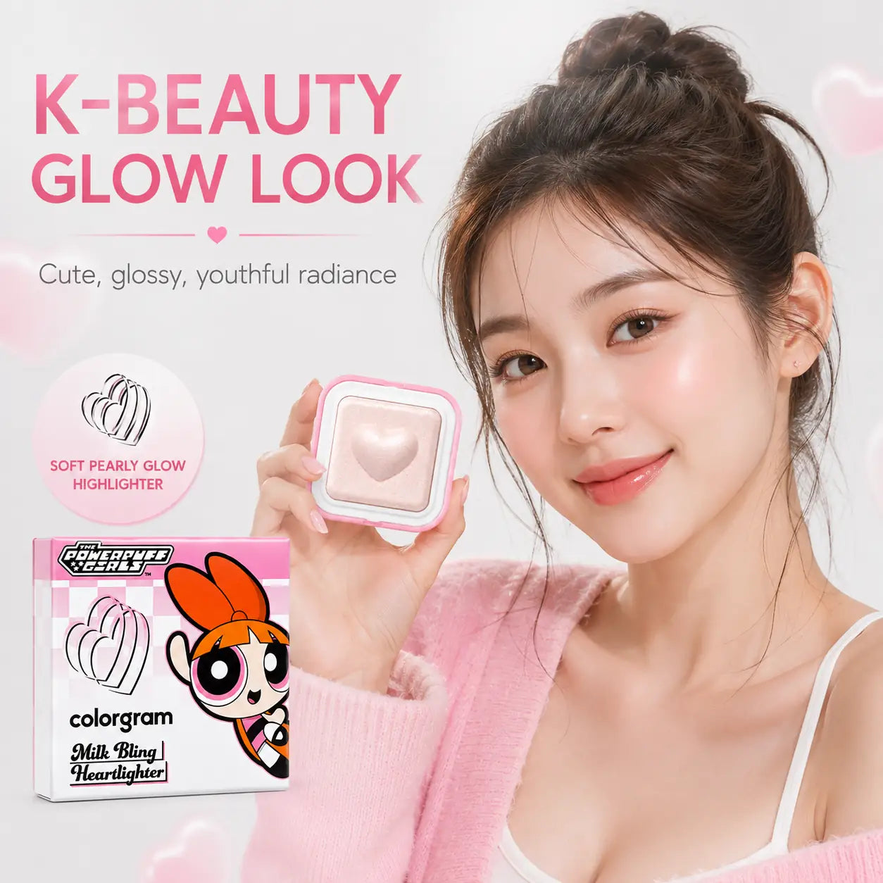 Colorgram Milk Bling Heartlighter 05 Spring Pink Blossom