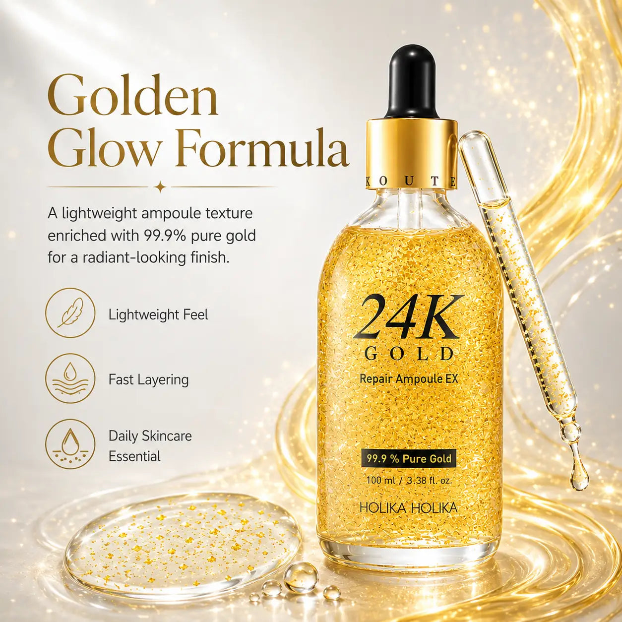 Holika Holika Prime Youth 24K Gold Repair Ampoule 100ml