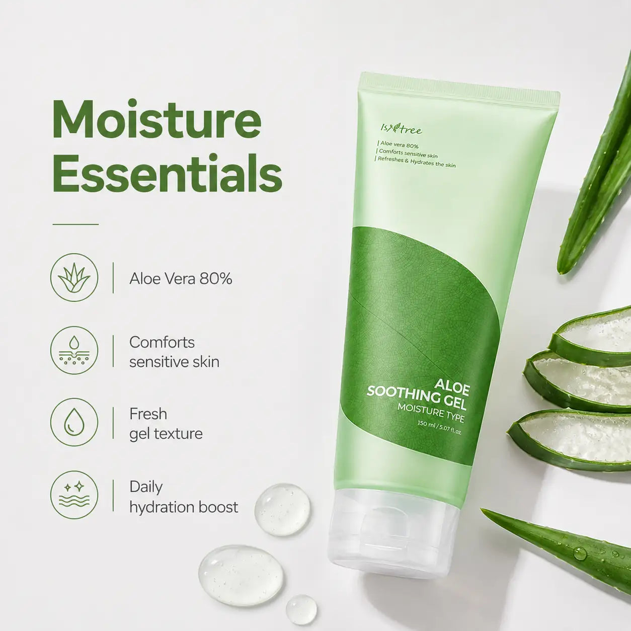 Isntree Aloe Soothing Gel Moisture Type 150ml