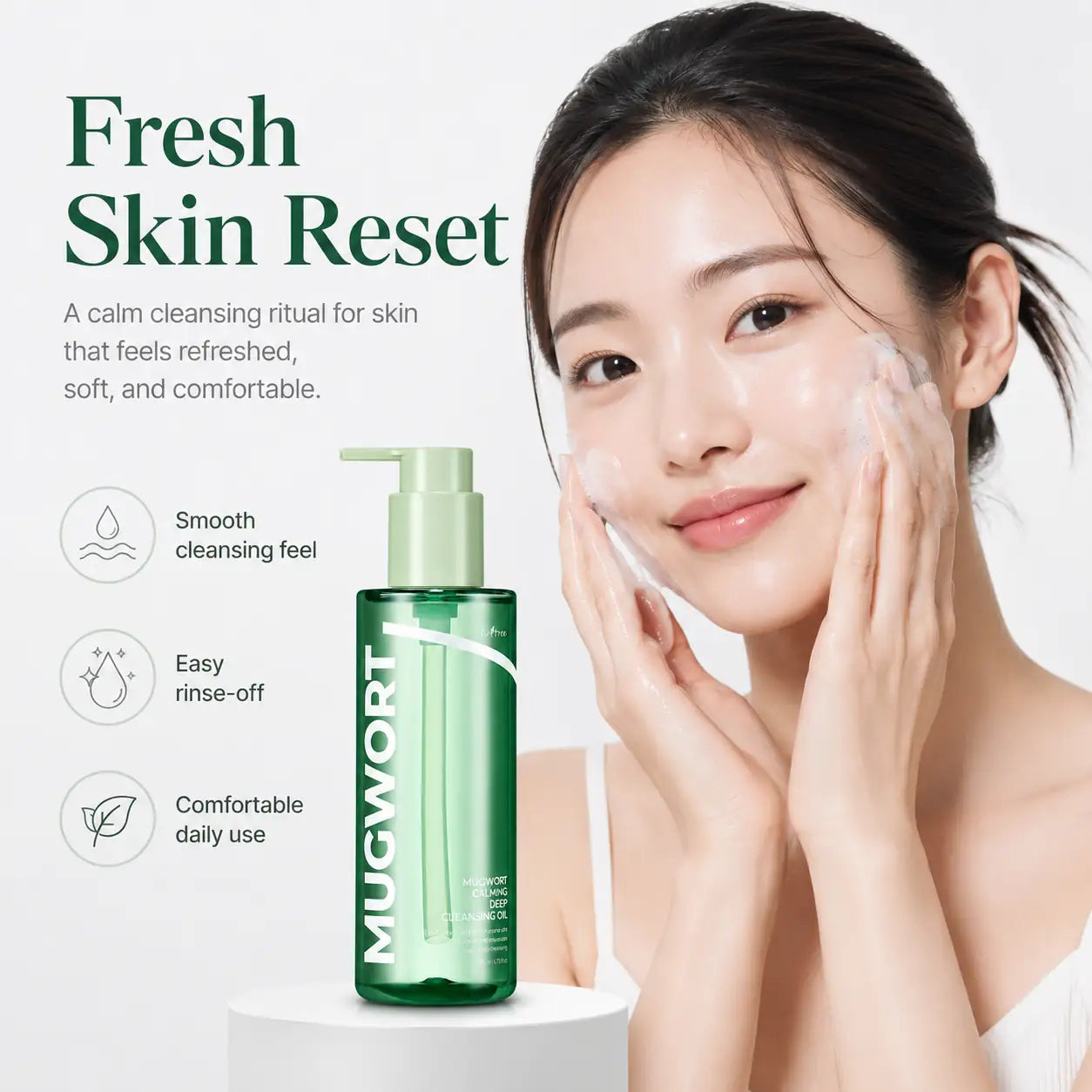Isntree Mugwort Calming Deep Cleansing Oil 200ml
