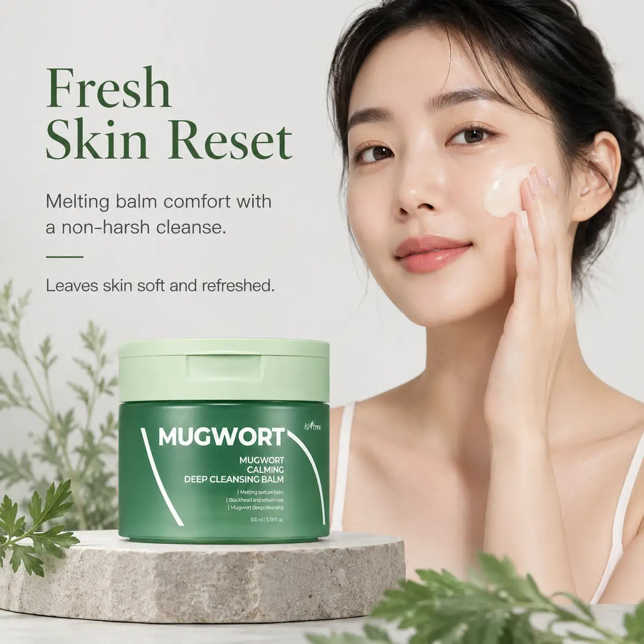 Isntree Mugwort Calming Deep Cleansing Balm 100ml