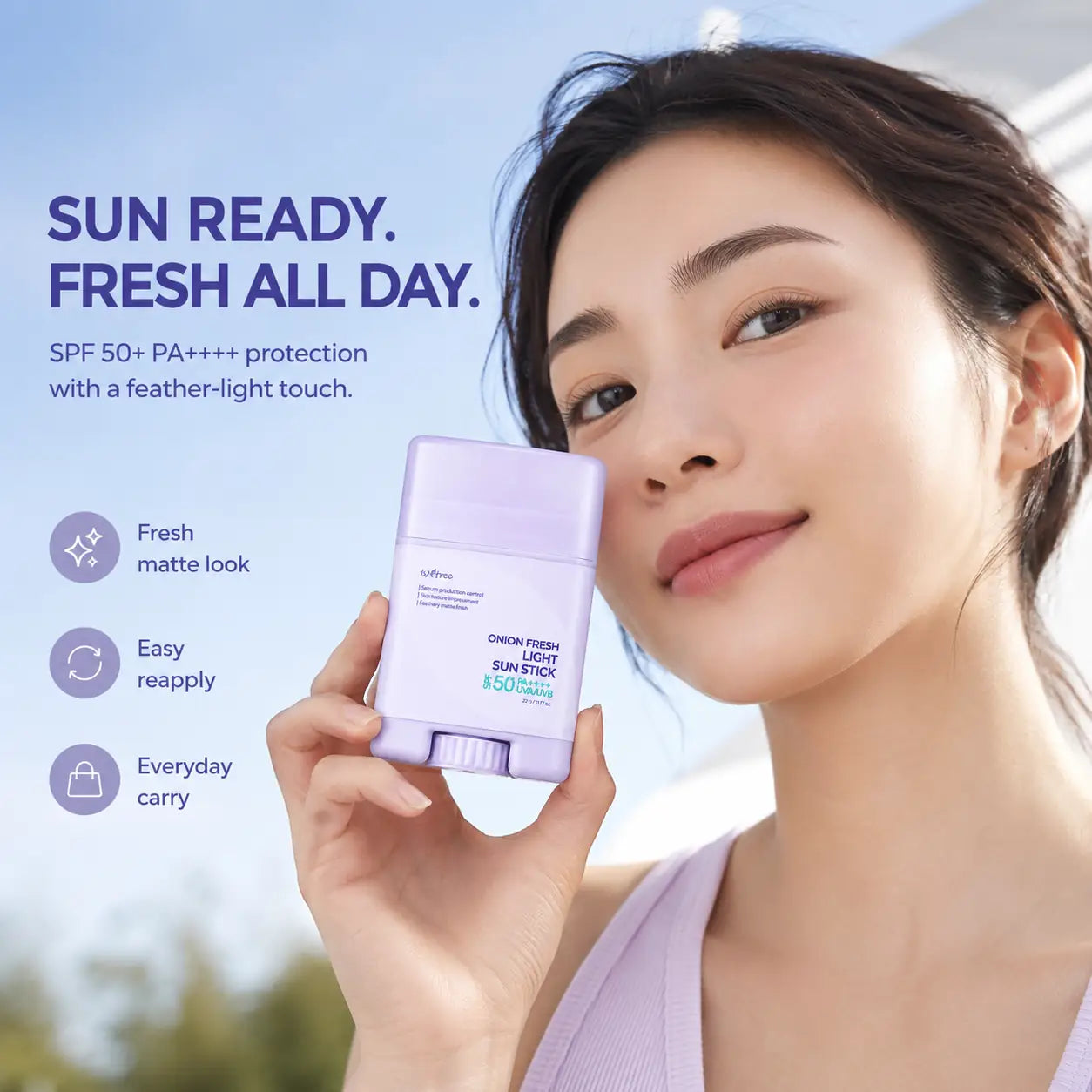 Isntree Onion Fresh Light Sun Stick SPF 22g
