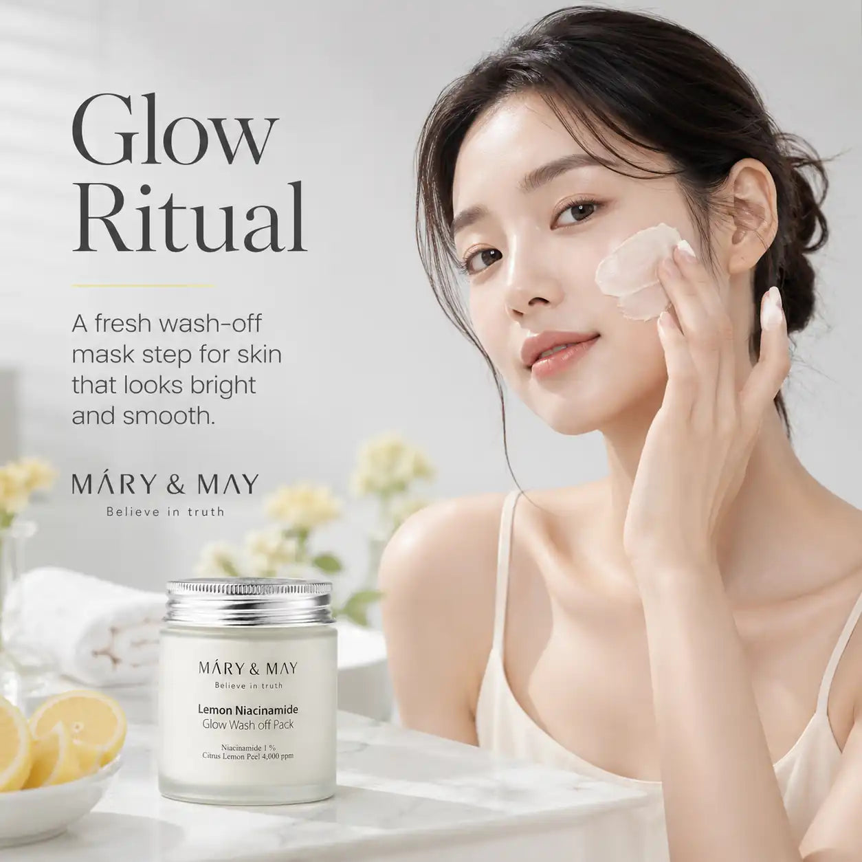 Mary&May Lemon Niacinamide Glow Wash Off Pack 125g