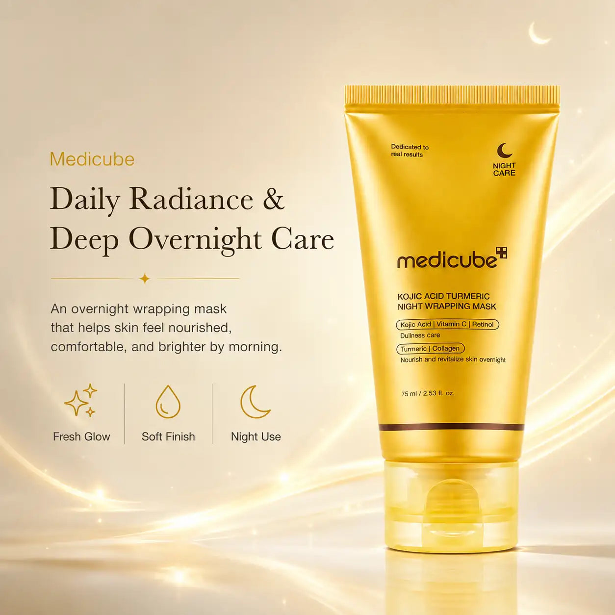 Medicube Kojic Acid Turmeric Night Wrapping Mask 75ml