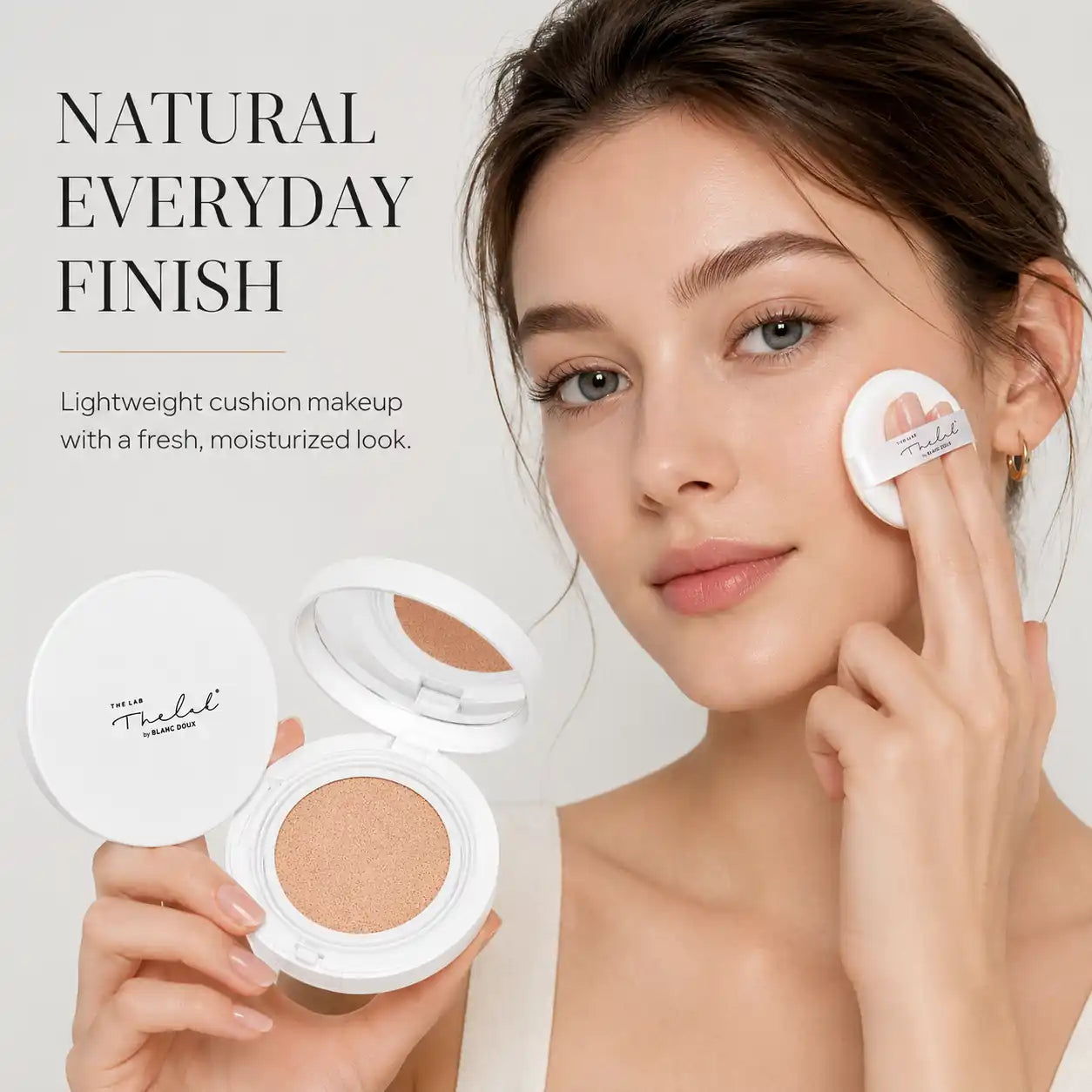 cushion puff applicator close-up