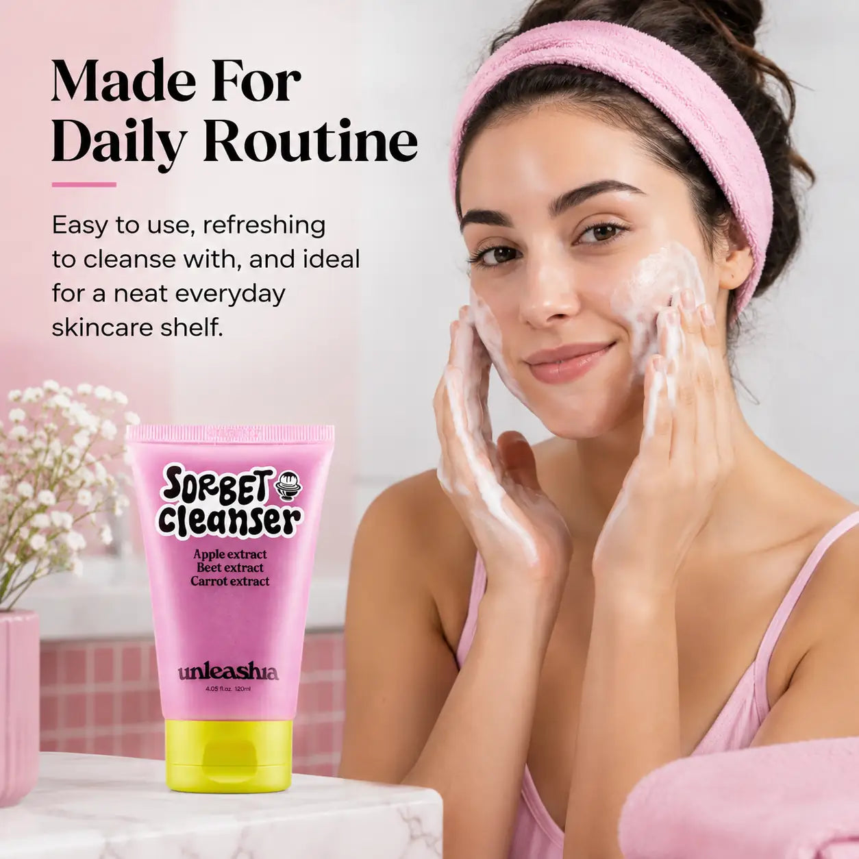 Unleashia ABC Sorbet Facial Cleanser 120ml