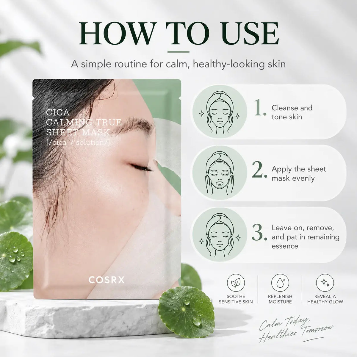 COSRX Pure Fit Cica Calming True Sheet Mask 21g 1ea 21g