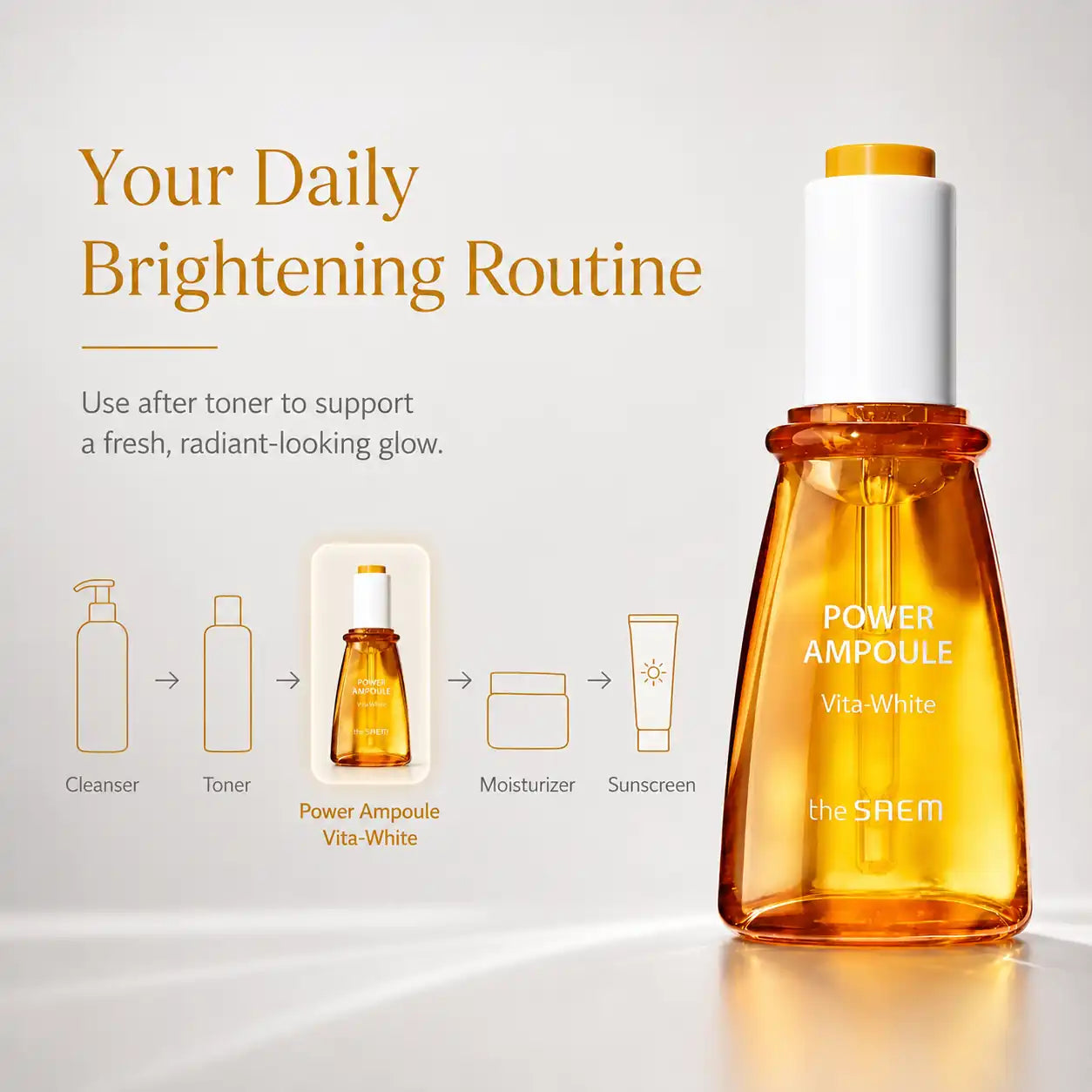 The Saem Power Ampoule Vita White 35ml
