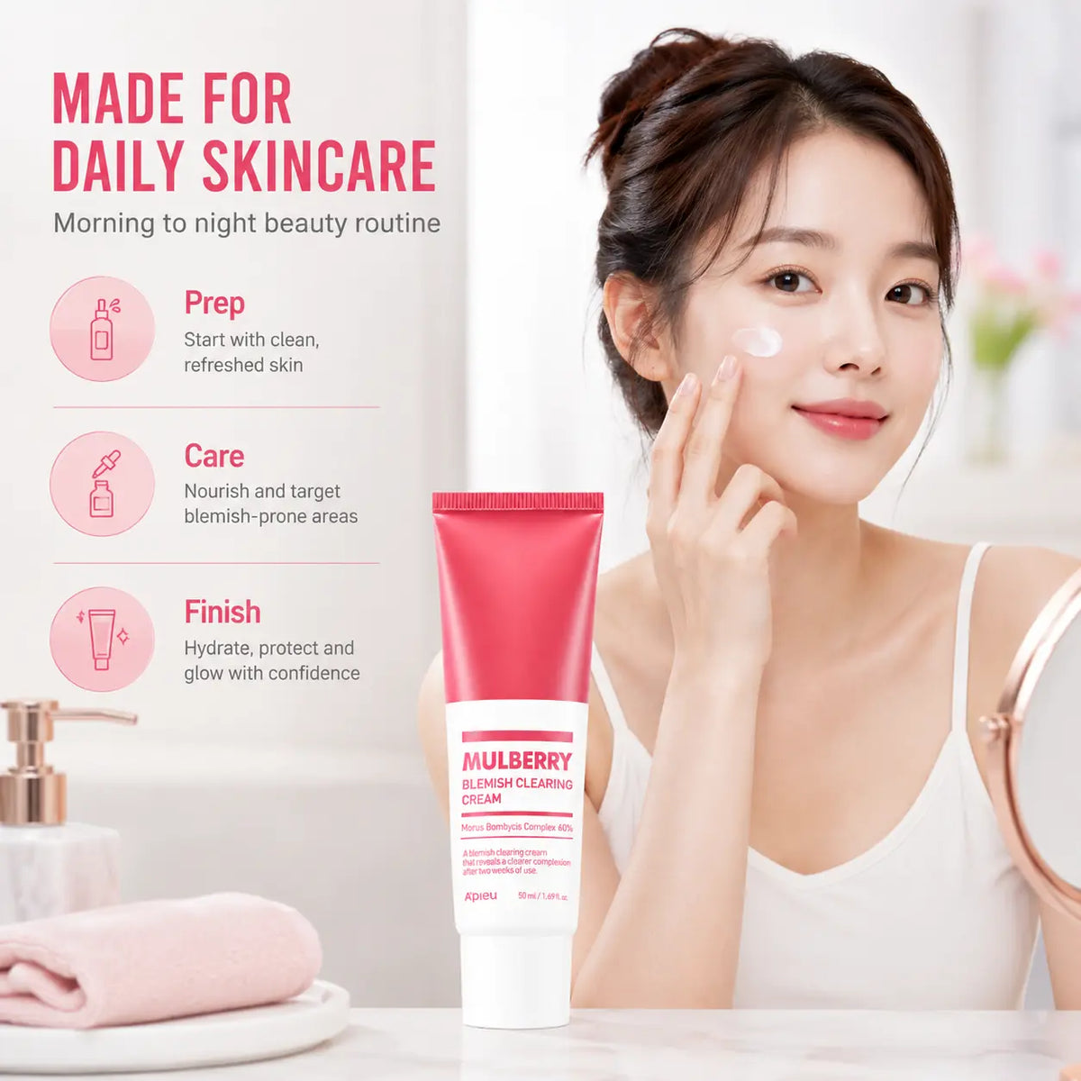 A'pieu Mulberry Blemish Clearing Cream 50ml