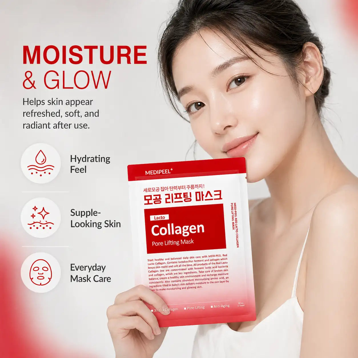 MEDI-PEEL Lacto Collagen Pore Lifting Mask 10ea 30ml