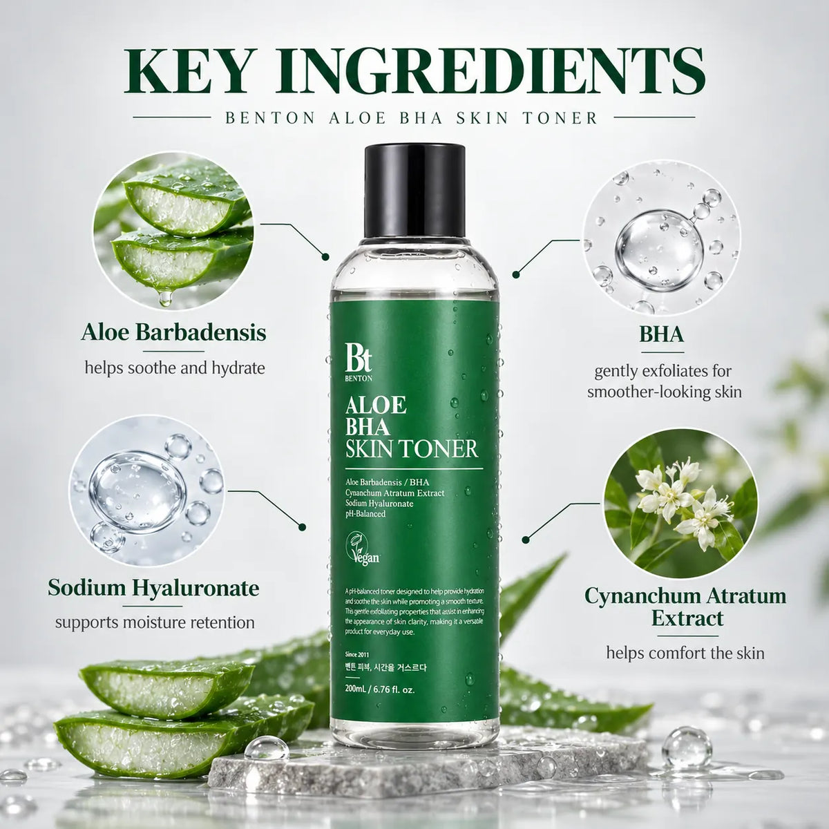 Benton Aloe BHA Skin Toner 200ml