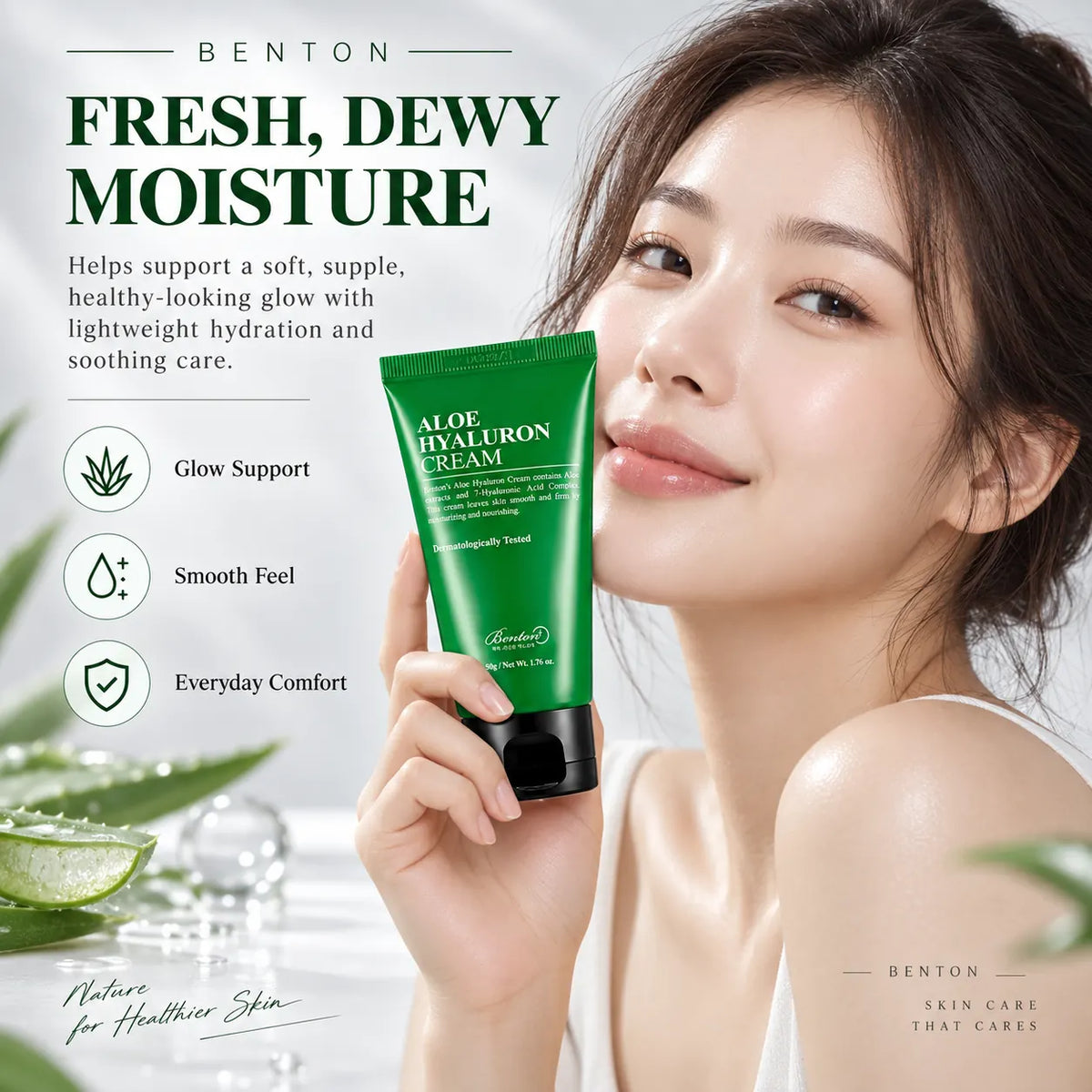 Benton Aloe Hyaluron Cream 50g