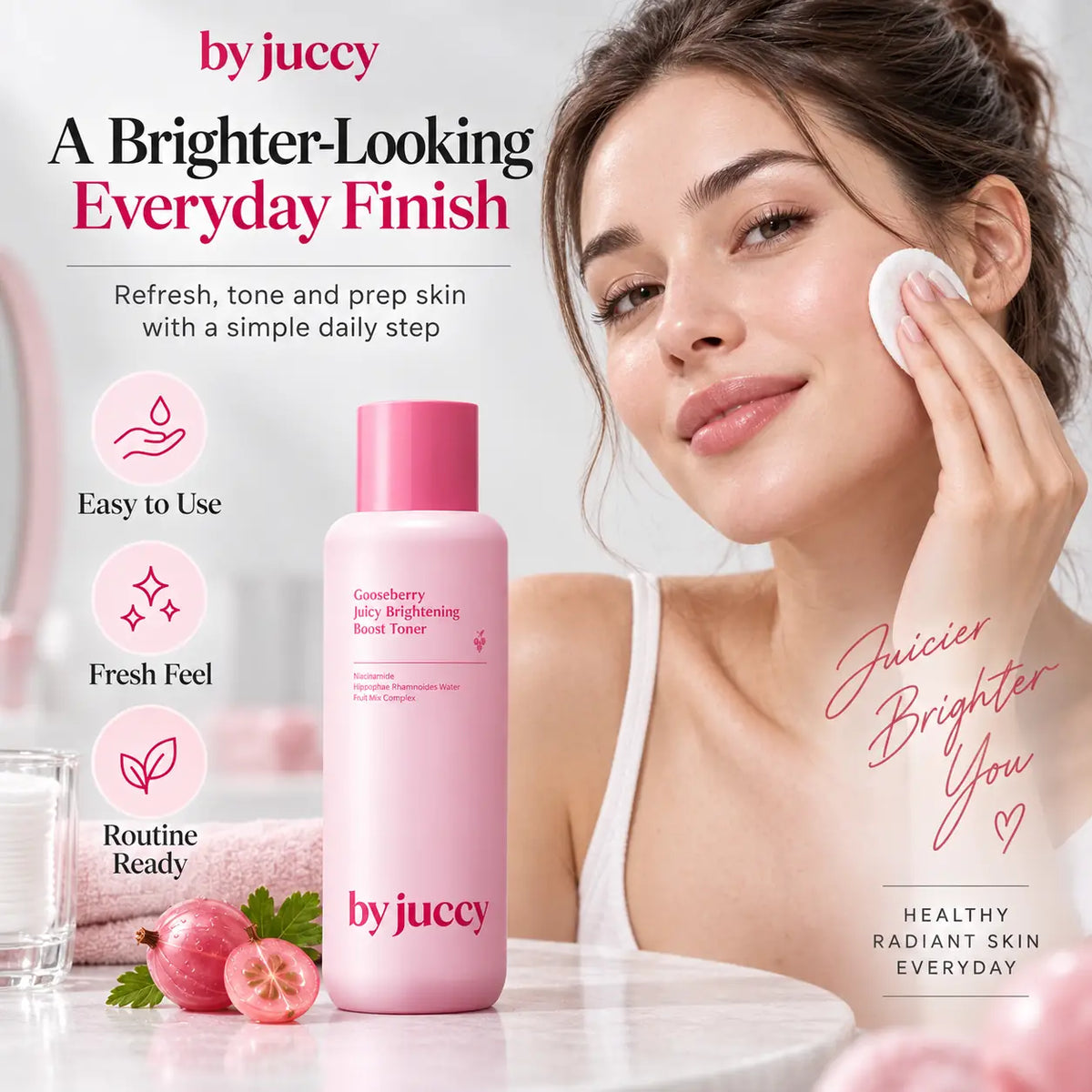 By Juccy Gooseberry Juicy Brightening Boost Toner 150ml