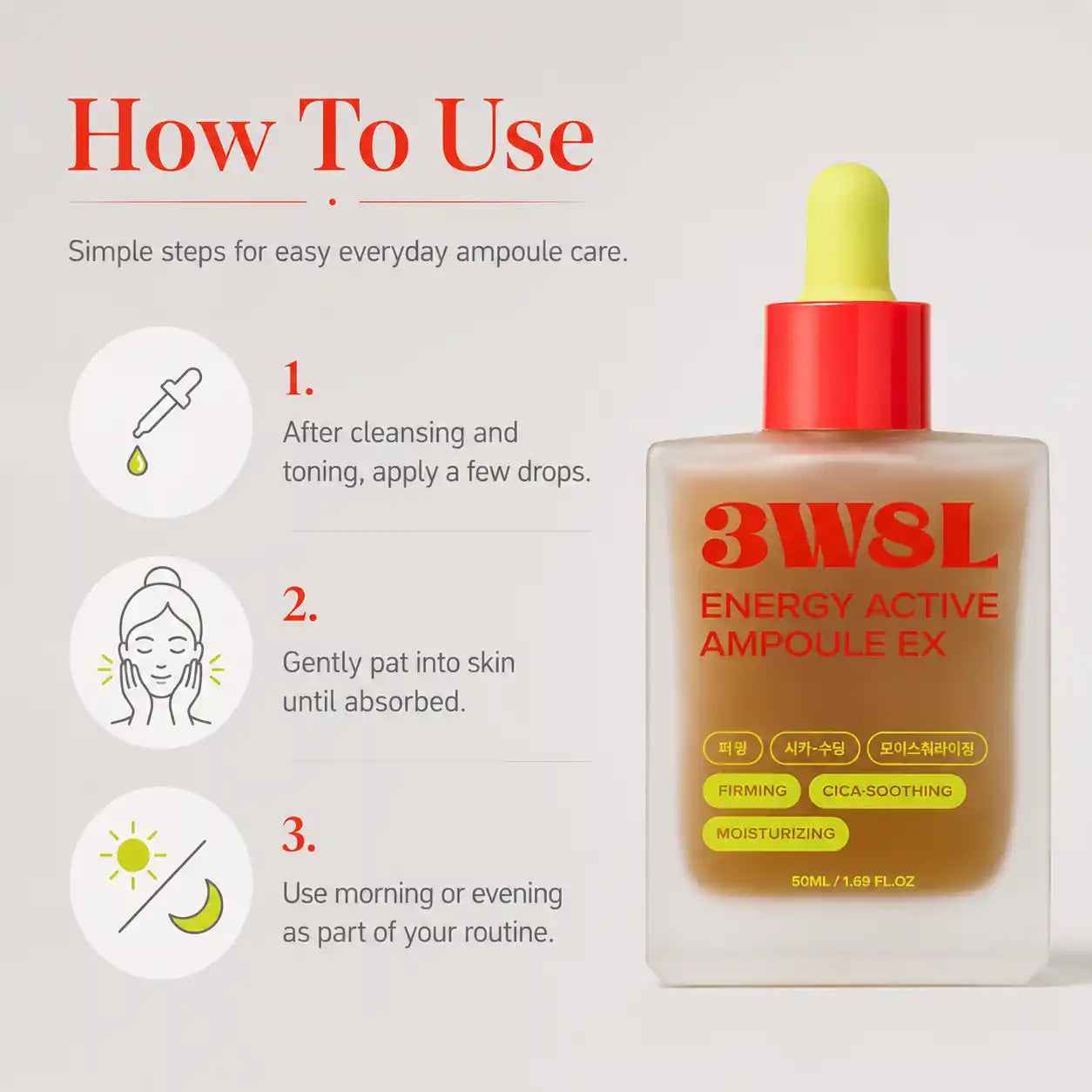 3W8L Energy Active Serum EX 50ml