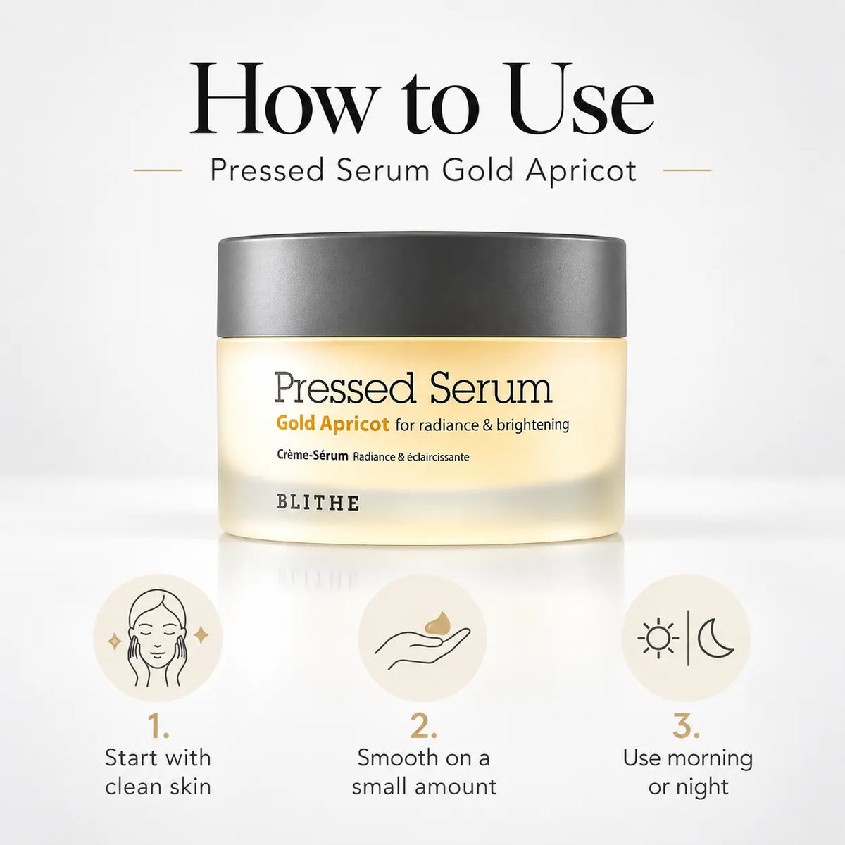 BLITHE Pressed Serum Gold Apricot 50ml