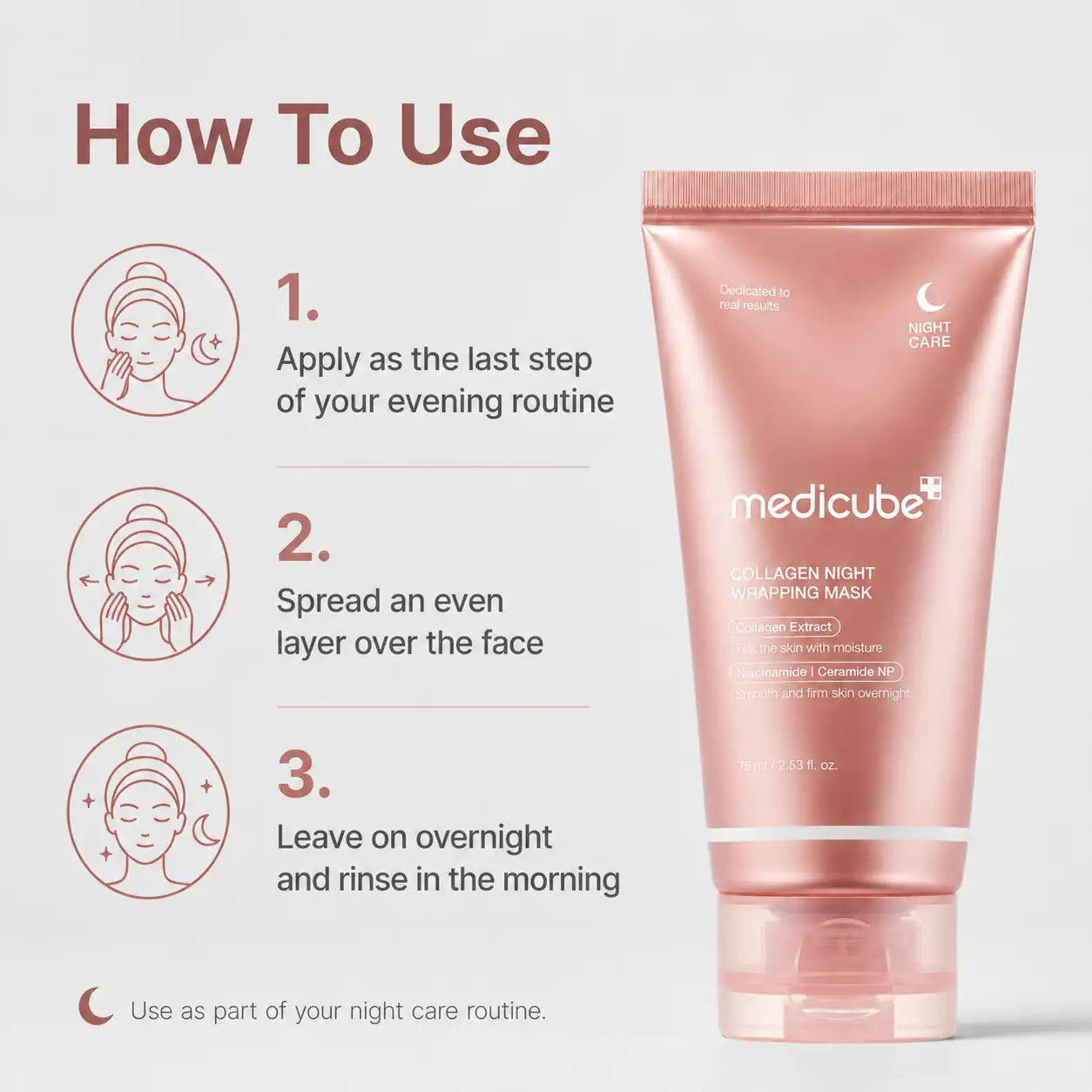 Medicube Collagen Night Wrapping Mask 75ml
