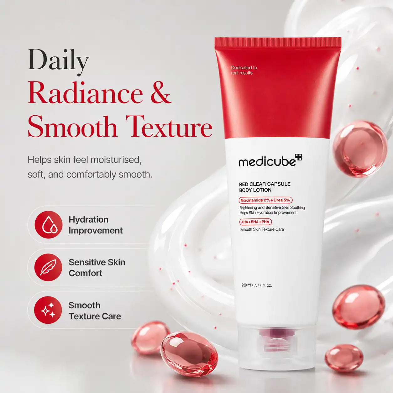 Medicube Red Clear Capsule Body Lotion 230ml