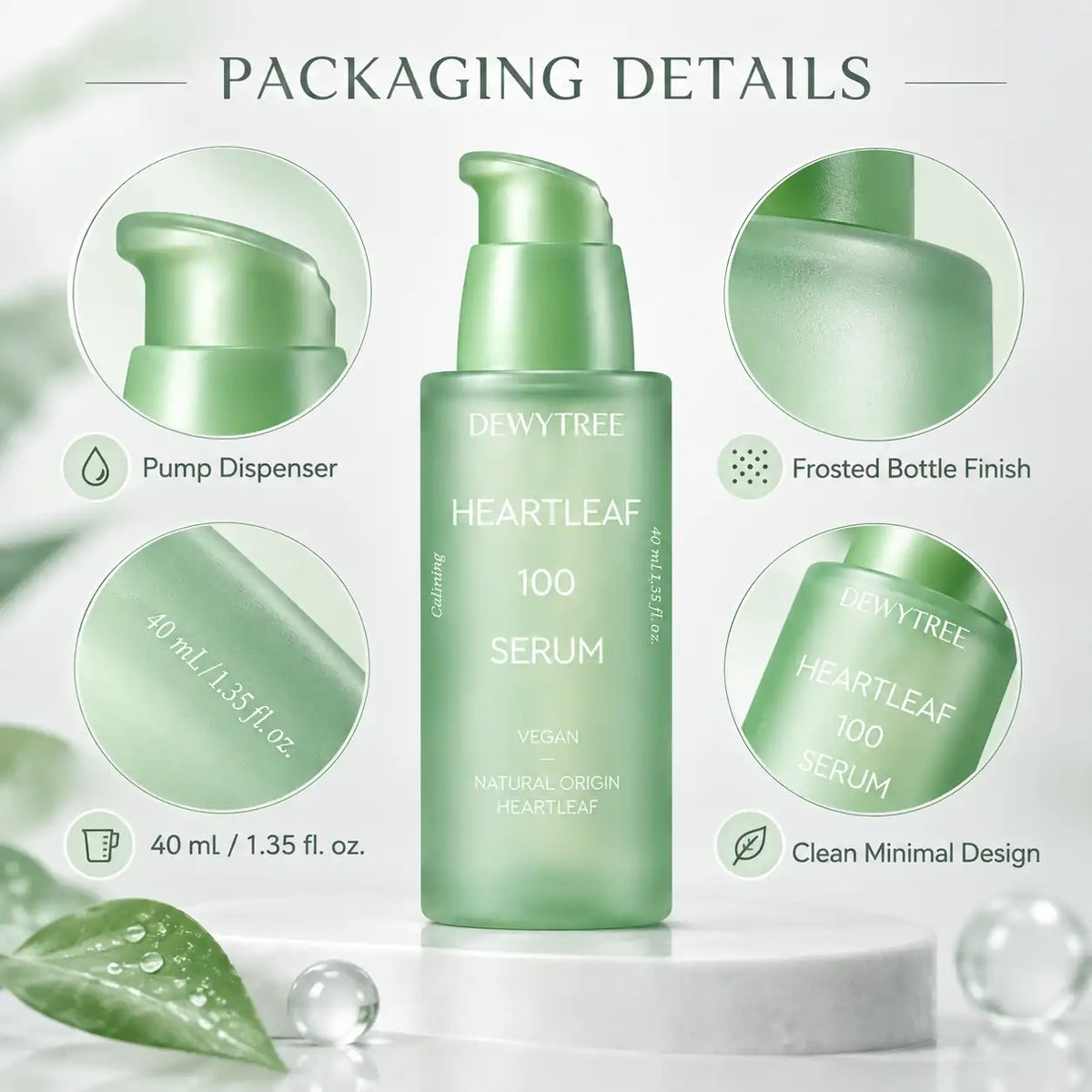 DEWYTREE Heartleaf 100 Serum 40ml