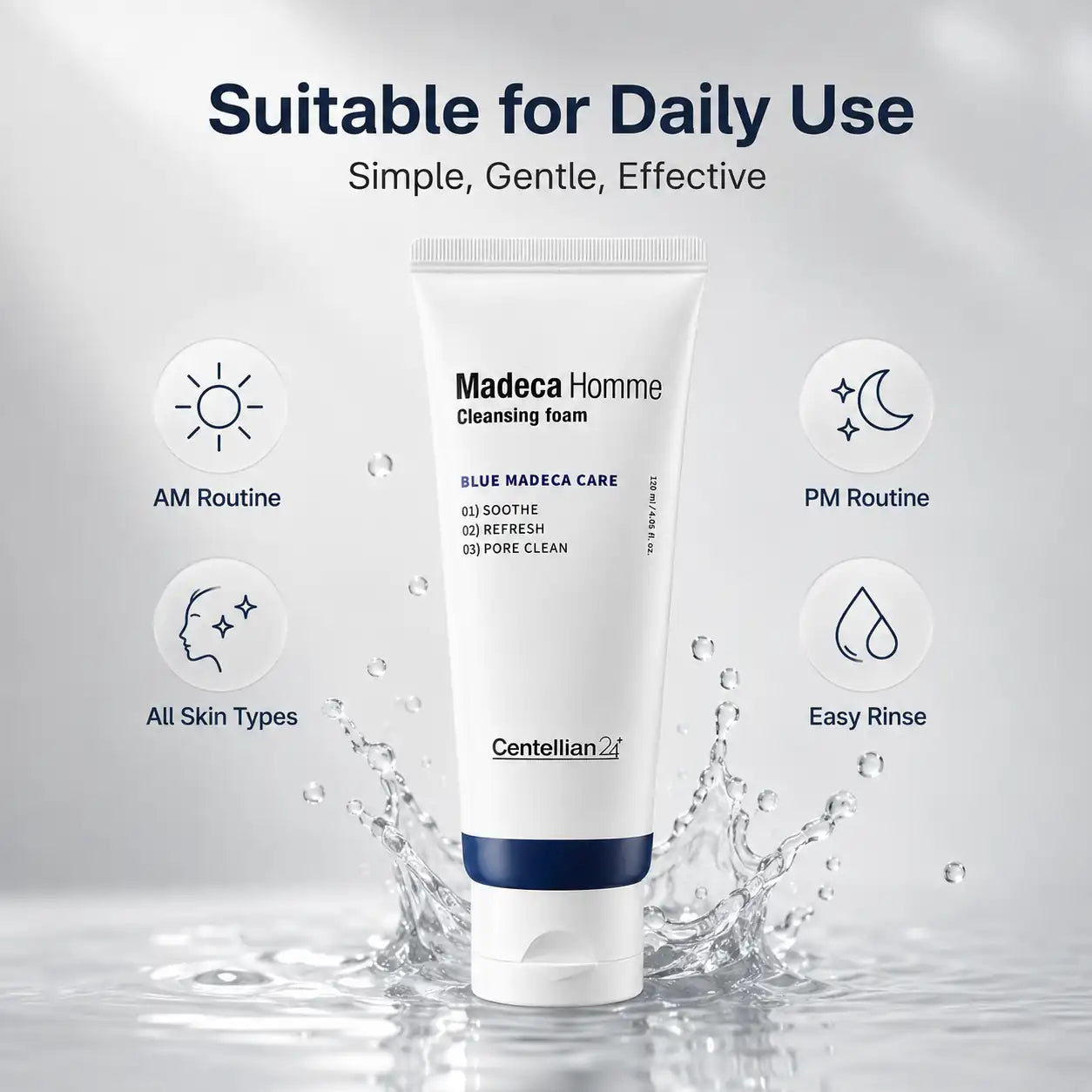 Centellian24 Madeca Homme Cleansing Foam 120ml