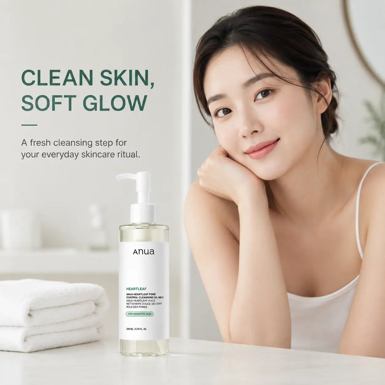 ANUA Heartleaf Pore Control Cleansing Oil Mild 200ml