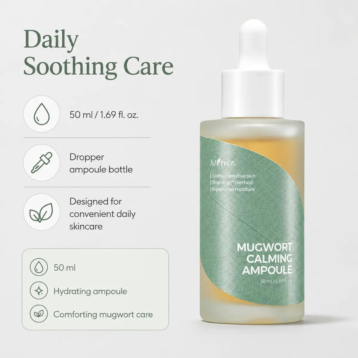 Isntree Mugwort Calming Ampoule 50ml