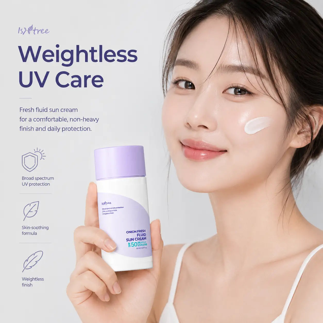 Isntree Onion Fresh Fluid Sun Cream SPF 50ml
