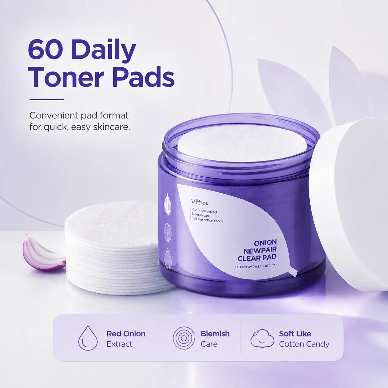 Isntree Onion Newpair Clear Pad 60 Pads 250ml
