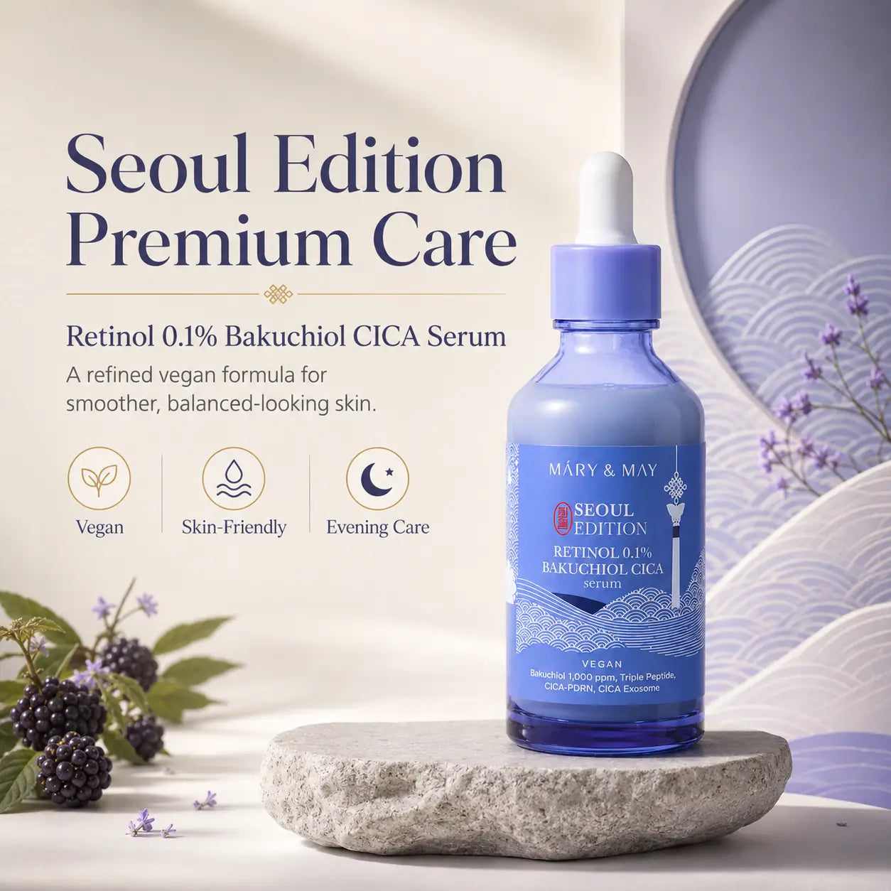 Mary&May Retinol 0.1% Bakuchiol CICA Serum 80ml