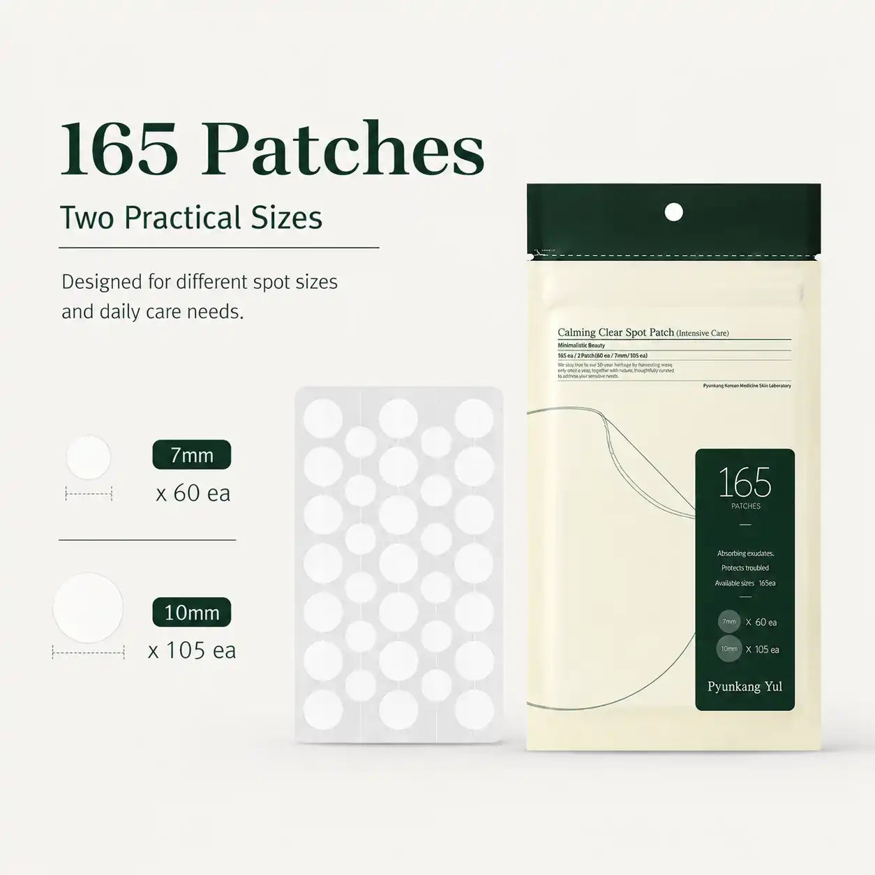 Pyunkang Yul Calming Clear Spot Patch Intensive+Slim Care 124ea