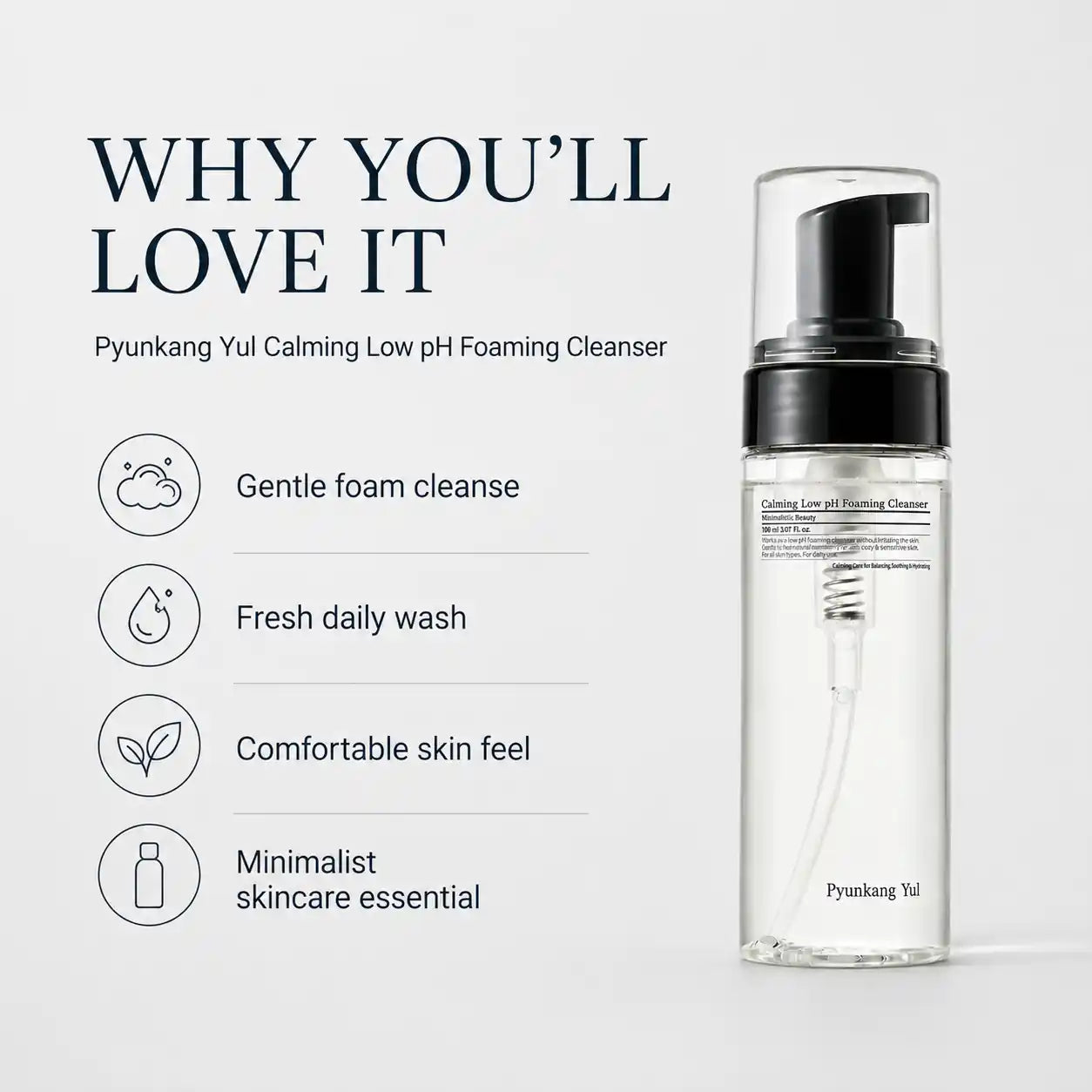 Pyunkang Yul Calming Low pH Foaming Cleanser 150ml