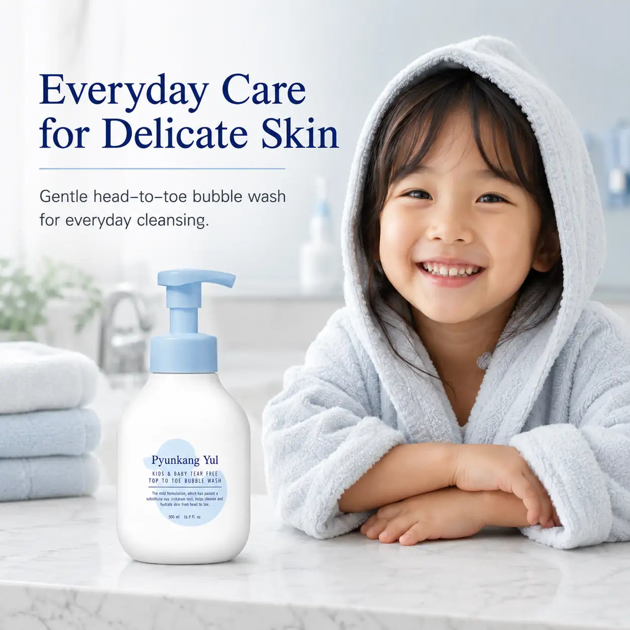 Pyunkang Yul Kids & Baby Top to Toe Bubble Wash 500ml