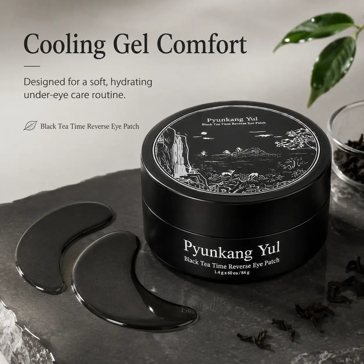 Pyunkang Yul Black Tea Time Reverse Eye Patch 84g 60ea