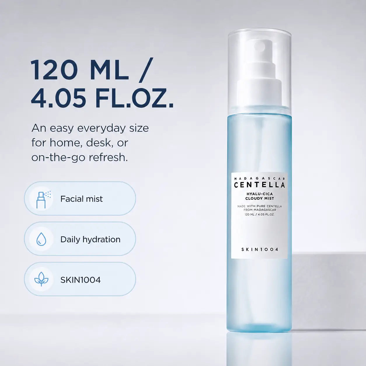 SKIN1004 Madagascar Centella Hyalu-Cica Cloudy Mist 120ml