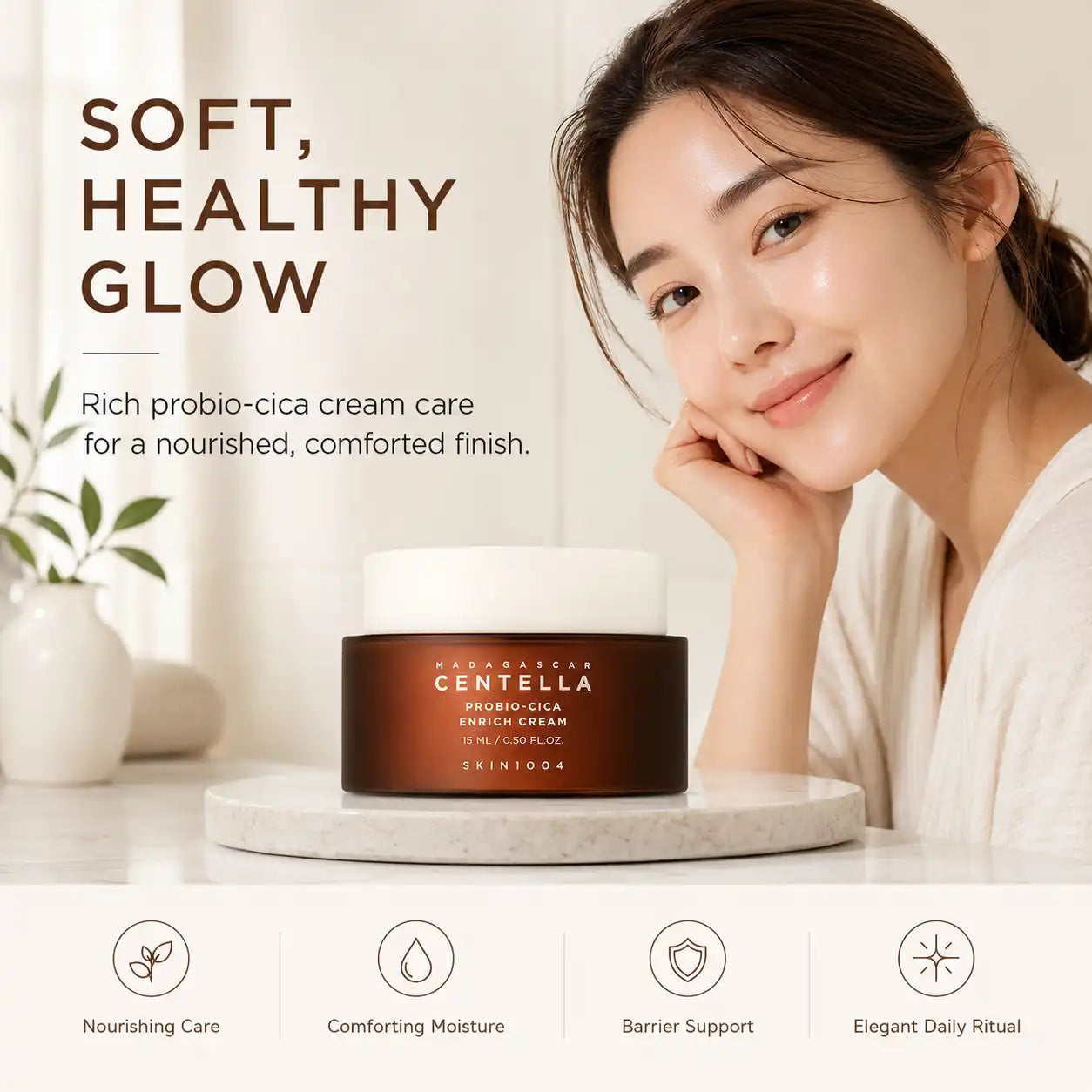 SKIN1004 Madagascar Centella Probio-Cica Enrich Cream 15ml