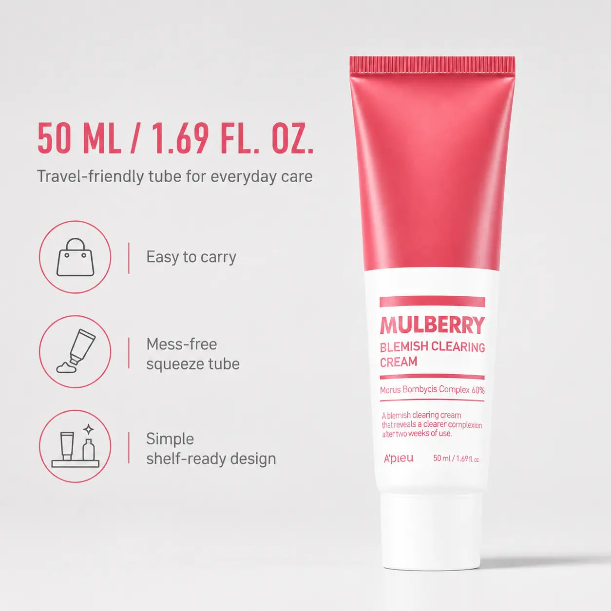 A'pieu Mulberry Blemish Clearing Cream 50ml