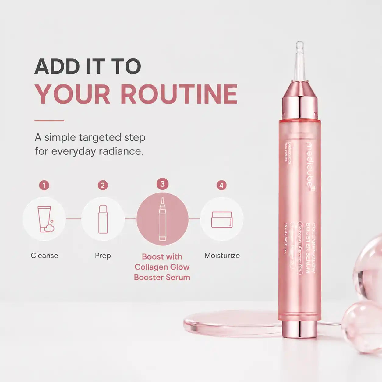 Medicube Collagen Glow Booster Serum 15ml